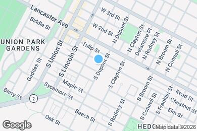 Map image of the property - 203 S Dupont St