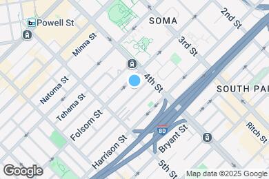 Map image of the property - 829 Folsom St