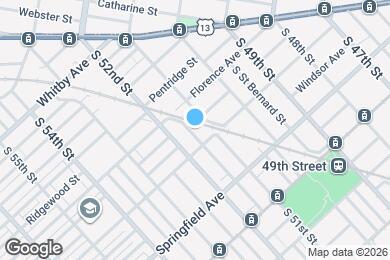 Map image of the property - 933 S Paxon St