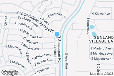 Map image of the property - 2315 S Ananea