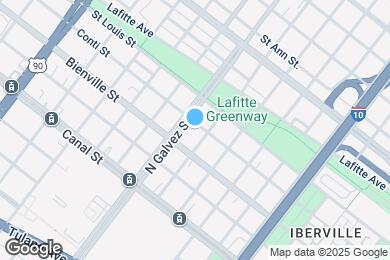 Map image of the property - 2116 Conti St