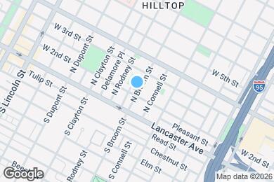 Map image of the property - 201 N Broom St