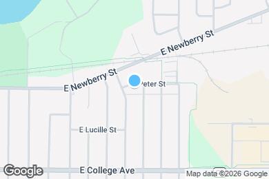 Map image of the property - 2315 E Peter St