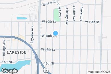 Map image of the property - 2705 W 18th St