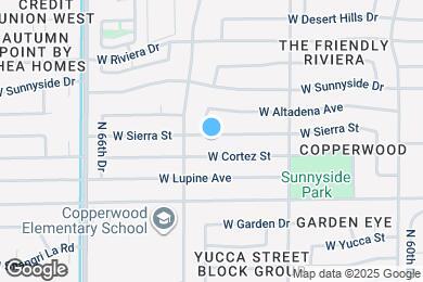 Map image of the property - 6419 W Sierra St