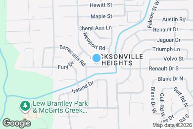 Map image of the property - 8215 Barracuda Rd