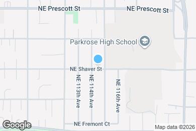 Map image of the property - 11425 NE Shaver St