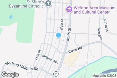 Map image of the property - 3323 West St