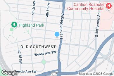 Map image of the property - 343 Walnut Ave SW
