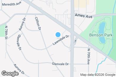 Map image of the property - 7303 Graceland Dr