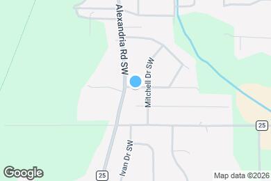 Map image of the property - 1003 Roberson St SW