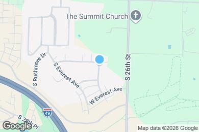 Map image of the property - 2742 W Kilimanjaro Way