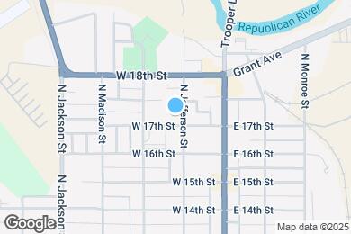 Map image of the property - 1704 N Jefferson St