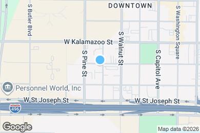 Map image of the property - 501 W Lenawee St
