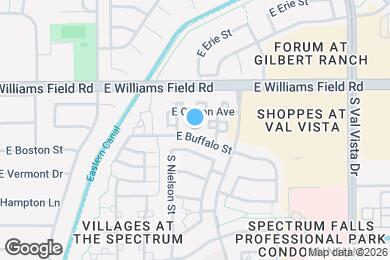 Map image of the property - 1281 E Clifton Ave