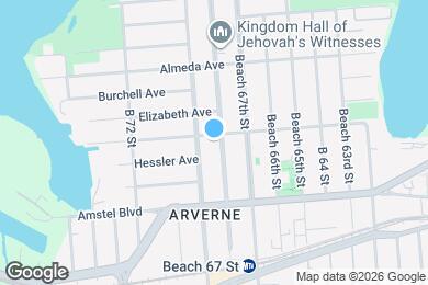 Map image of the property - 463 Beach 68th St