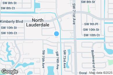 Map image of the property - 7400-7414 SW 10th Ct
