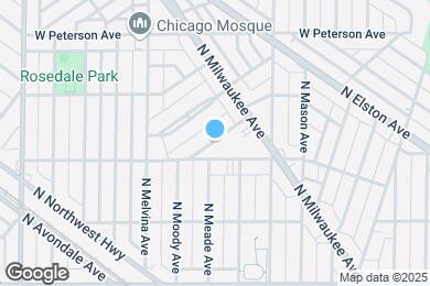 Map image of the property - 5831 N Moody Ave