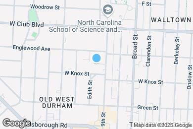 Map image of the property - 1013 9th St