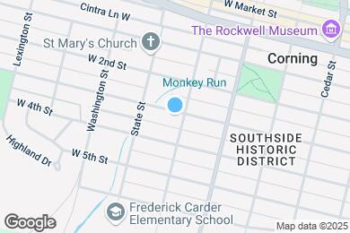 Map image of the property - 110 W 3rd St