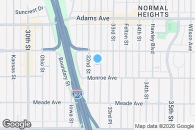 Map image of the property - 4550 Bancroft St