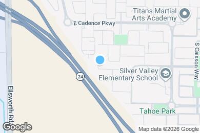 Map image of the property - 9530 E Tesla Ave