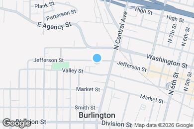 Map image of the property - 1203 Jefferson St