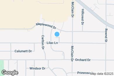 Map image of the property - 3311 Pridemore Dr