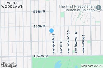 Map image of the property - 6530 S Ingleside Ave
