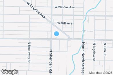 Map image of the property - 615 W McClure Ave