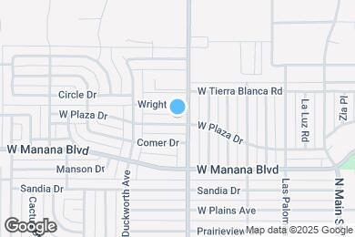 Map image of the property - 806 W Plaza Dr