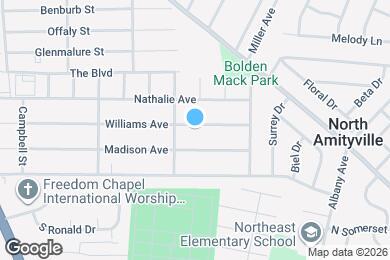 Map image of the property - 104 Williams Ave