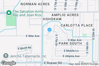 Map image of the property - 1629 E Violet Dr