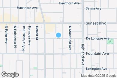 Map image of the property - 7024 De Longpre Ave