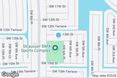 Map image of the property - 625 SW 13th Terrace