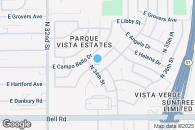 Map image of the property - 3407 E Anderson Dr