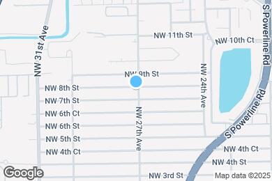 Map image of the property - 2730 NW 8th St