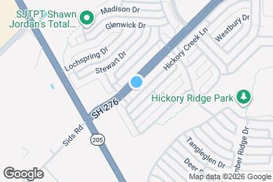 Map image of the property - 1434 Hickory Creek Ln