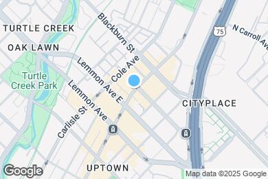 Map image of the property - 3699 McKinney Ave