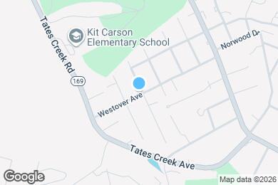 Map image of the property - 500 Westover Ave