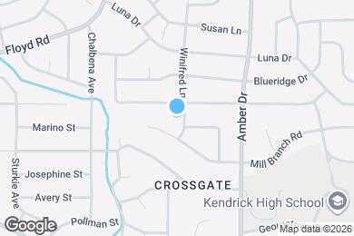 Map image of the property - 1215 Winifred Ln