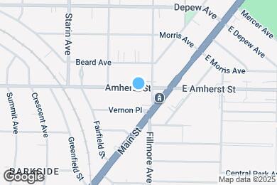 Map image of the property - 1739 Amherst St