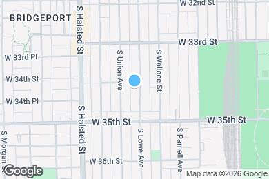 Map image of the property - 3408 S Lowe Ave