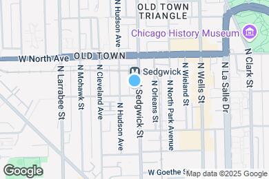 Map image of the property - 1506 N Sedgwick St