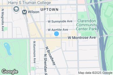 Map image of the property - 908 W Montrose Ave