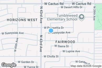 Map image of the property - 4201 W Sunnyside Ave