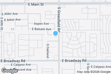 Map image of the property - 4351 E Baywood Ave