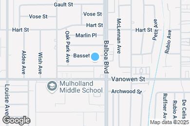 Map image of the property - 16919 Hartland St