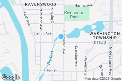 Map image of the property - 1738 E 71st St