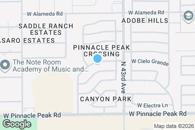 Map image of the property - 4403 W Cielo Grande